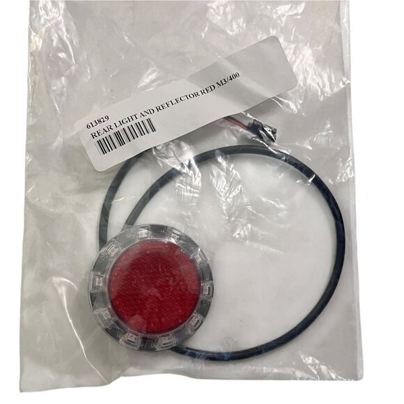 613829 Permobil Wheelchair Light & Reflector Red M3/400 2 inch - Picture 2 of 4